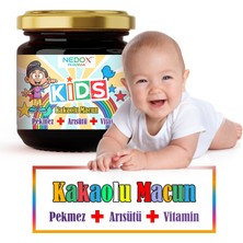 Nedox Pharma Kids Çocuklar Için Özel - Arı Sütü, Pekmez, Bal ve Vitamin Katkılı Kakaolu Macun