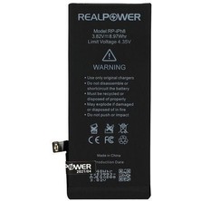 Real Power Realpower Apple iPhone 6 Uyumlu Yüksek Kapasiteli Batarya Pil