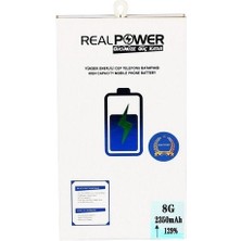 Real Power Realpower Apple iPhone 8 Uyumlu Yüksek Kapasiteli Batarya Pil