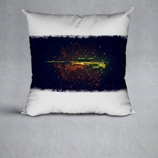 Vadi Burada Cs Go Model 4 Baskılı Yastık