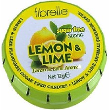 Fibrelle Stevialı Şekersiz Şeker Limonlu 6 Adet