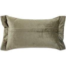 Atölye Mia Madre Oxford Koyu Yeşil Dekoratif Yastık 50 x 30 cm