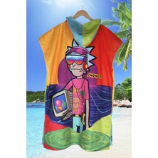 Snowsea Rick And Morty Sörf Pançosu, Plaj Havlu Panço