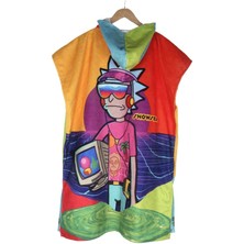 Snowsea Rick And Morty Sörf Pançosu, Plaj Havlu Panço