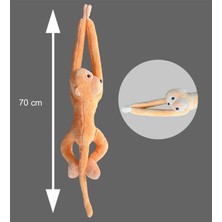 Sole Peluş Maymun, Elleri Yapışabilen Uyku ve Oyun Arkadaşı -70 cm