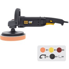 Cat Dx38 1400 Watt 180 mm Devir Ayarlı Profesyonel Polisaj Makinesi