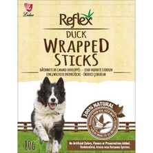 Natures Protection Reflex Wrapped Sticks Ördekli Köpek Ödül Çubukları 80 gr