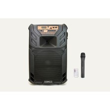 Korax KX-PRO15 Taşınabilir Mikrofonlu Hoparlör Bluetooth Aux 15"