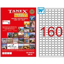 Tanex TW-2280 Laser Etiket 22 mm x 12 mm