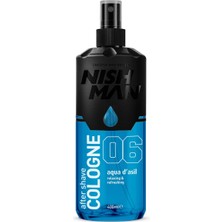 NISHMAN Tıraş Sonrası Kolonya Aqua D'asil 06 400 Ml