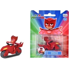 Simba 203141013 1:64 Pijamaskeliler Moon Rover Owlette ve Aracı