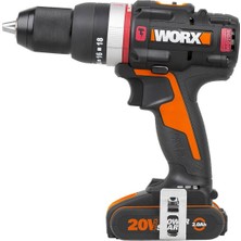 Worx Wx-Jcr 20VOLT/2.0AH Li-Ion Çift Akülü Kömürsüz Profesyonel Darbeli Şarjlı Matkap