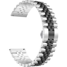 Nezih Case Huawei Watch Gt3 Pro Uyumlu Rolex Tasarım Çelik Metal Kordon 22MM