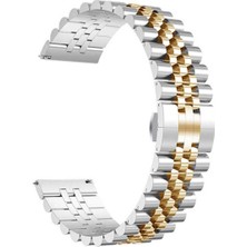 Nezih Case Huawei Watch Gt3 Pro Uyumlu Rolex Tasarım Çelik Metal Kordon 22MM