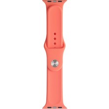 Mutural Apple Watch Orange Için Kauçuk Saat Bantları (Yurt Dışından)