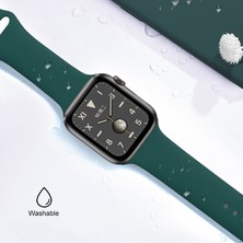 Mutural Apple Watch Green Için Kauçuk Saat Bantları (Yurt Dışından)