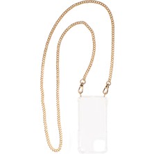 Blee-s  iPhone Se Altın Zincir Askılı Cep Telefonu Kılıfı Elsa