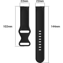 Kaneed Huawei İçin Renk Silikon Band Gt 46 mm. Yeşil (Yurt Dışından)