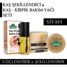 Arifoğlu Kaş Kirpik Bakım ve Kaş  Şekillendirici Siyah Seti