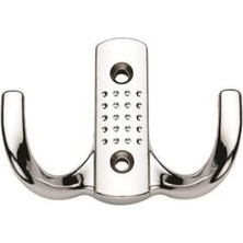  Asil Metal Modern Dolap Askıları Noktalı Askı Krom ( 5 Adet)