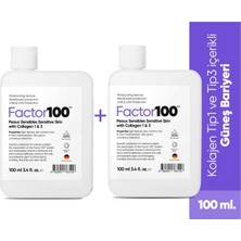 Factor100 Güneş Kremi Spf50+ 100 Ml 2 Adet