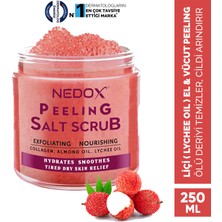 NEDOX Liçi (Lychee Oil) Besleyici, Arındırıcı ve Nemlendirici El & Vücut Peelingi 250 ml