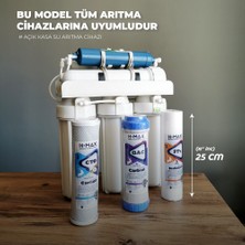 H-Max Reverse Osmosis System Açık Kasa Su Arıtma 3lü Filtre Seti