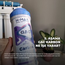 H-Max Reverse Osmosis System Açık Kasa Su Arıtma 3lü Filtre Seti