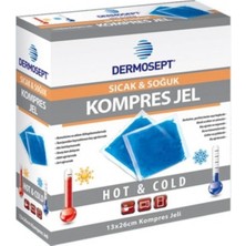 DERMOSEPT Sıcak Soğuk Termo Jel Kompres Jel Termojel 13X26