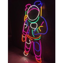 Astronot Neon LED Tabela Kafe Neon