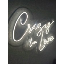 Crazy In Love Neon Tabela Neon Yazı Nişan Organizasyon Dekor