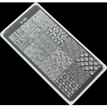 Aba Nails Nail Art Stamping Baskı Plakası
