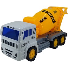 Birlik Oyuncak Birlik Truck Toys City Builder Oyuncak Beton Mikseri 24CM Beyaz