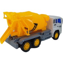 Birlik Oyuncak Birlik Truck Toys City Builder Oyuncak Beton Mikseri 24CM Beyaz