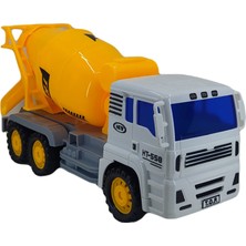 Birlik Oyuncak Birlik Truck Toys City Builder Oyuncak Beton Mikseri 24CM Beyaz