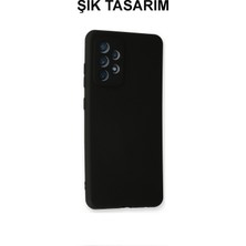 Caseart Samsung Galaxy A33 5g Kapak Mat Siyah Yumuşak Silikon Kılıf