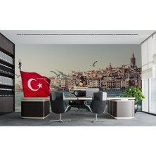Orhun Store Istanbul Türk B. 3D Poster - 3 Boyutlu Tek Parça Duvar Kağıdı