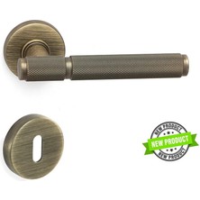 System Pıxar-T Oda Rozetli Antik Renk Oda Kapı Kolu HA214TRO12NABM