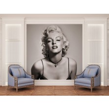 Orhun Store Marilyn  3D Poster - 3 Boyutlu Tek Parça Duvar Kağıdı