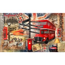 Orhun Store London  3D Poster - 3 Boyutlu Tek Parça Duvar Kağıdı