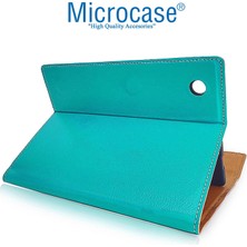 Microcase Samsung Galaxy Tab A8 SM-X200 10.5" Sleeve Serisi Mıknatıs Kapaklı Standlı Kılıf - Turkuaz