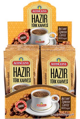 Altıncezve Hazır Türk Kahvesi Şekerli 20 Li