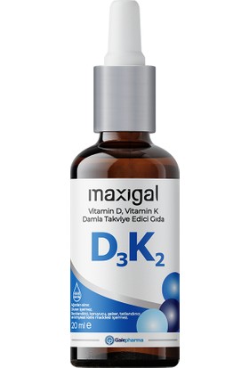 Maxigal D3 + K2 Vitamin Damla 20 ml