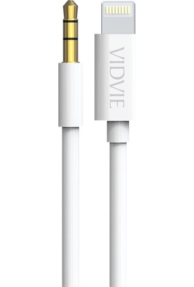 Vidvie AL1108 Lightning To 3.5mm Aux Stereo Kablo – 100cm