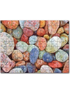 Cakapuzzle Rengarenk Deniz Taşları 120 Parça Puzzle Yapboz Mdf (Ahşap)