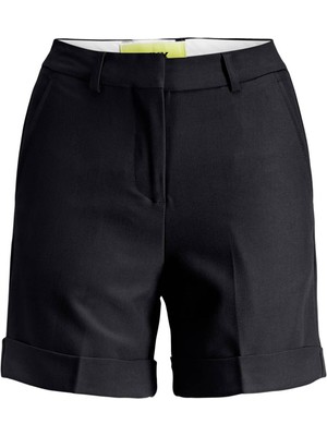 Jack & Jones JJXX Jxmary Hw Shorts Noos Düz SiyahKadın Şort