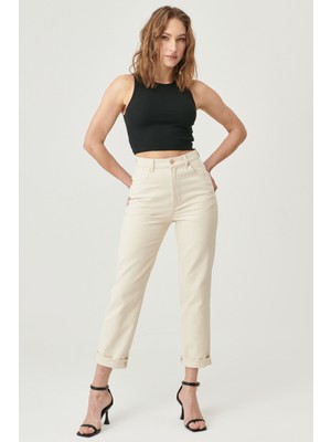 Wrangler Wild West Straight %100 Pamuk Yüksek Bel Jean Pantolon