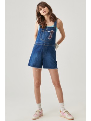 Lee Kadın Regular Fit Shortall Jean Tulum