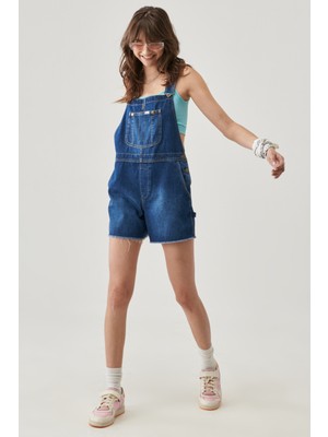 Lee Kadın Regular Fit Shortall Jean Tulum