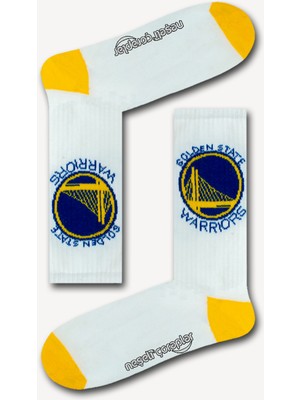 Neşeli Çoraplar Golden State Warriors Long Atletik Kadın Çorap